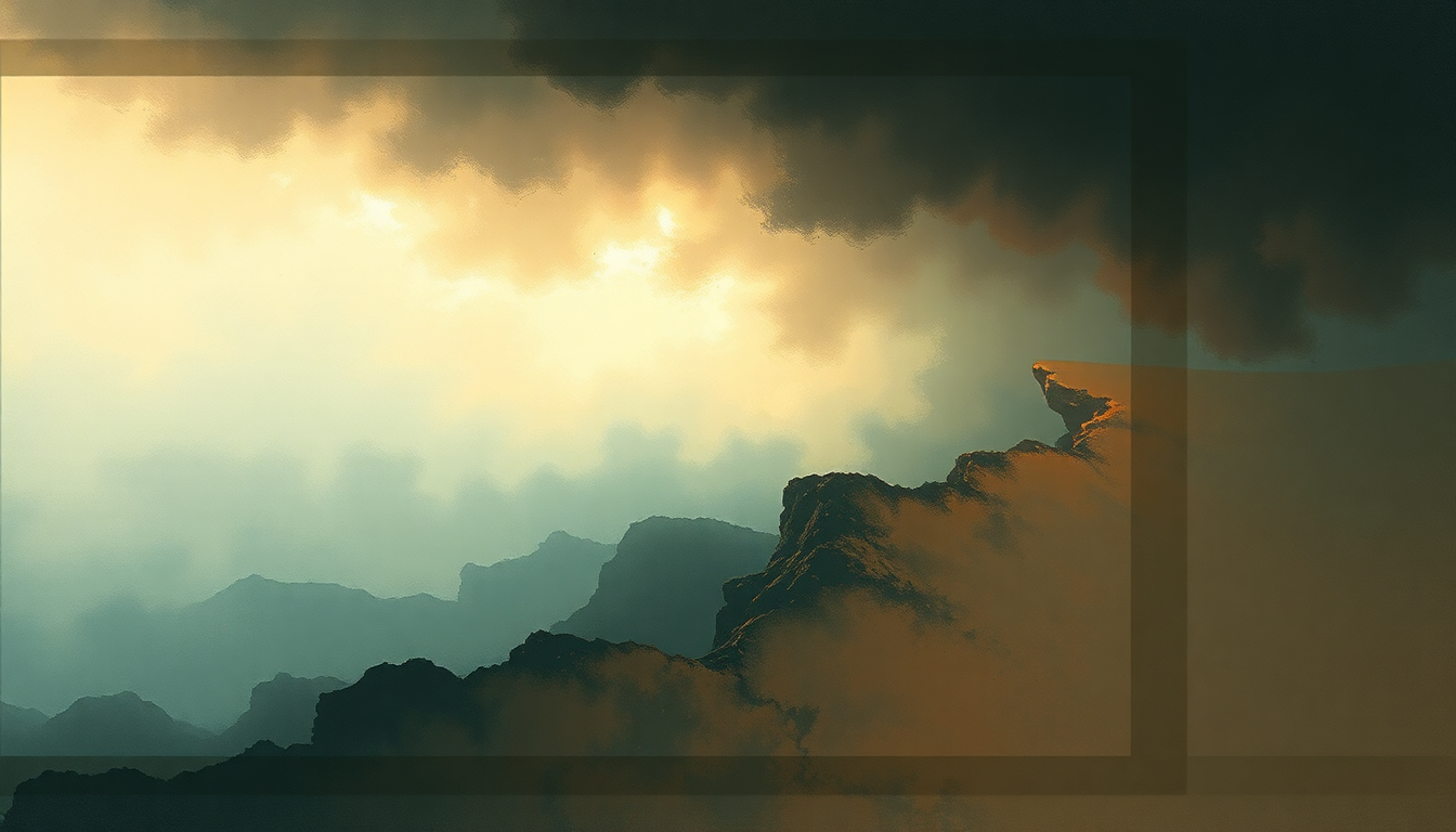 Fan-driven abstract illustration evoking the emotional arc of Europa (Earth's Cry Heaven's Smile) by Carlos Santana