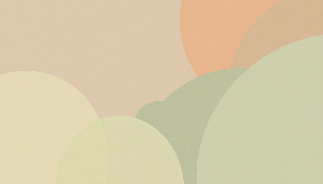 Fan-driven abstract illustration evoking the emotional arc of Evan Finds the Third Room by Khruangbin