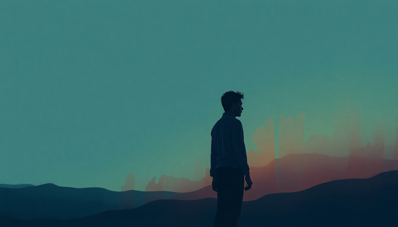 Fan-driven abstract illustration evoking the emotional arc of Every Grain of Sand by Bob Dylan