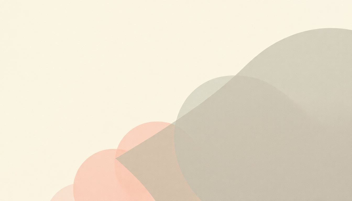 Fan-driven abstract illustration evoking the emotional arc of Everybody Wants to Love You by Japanese Breakfast