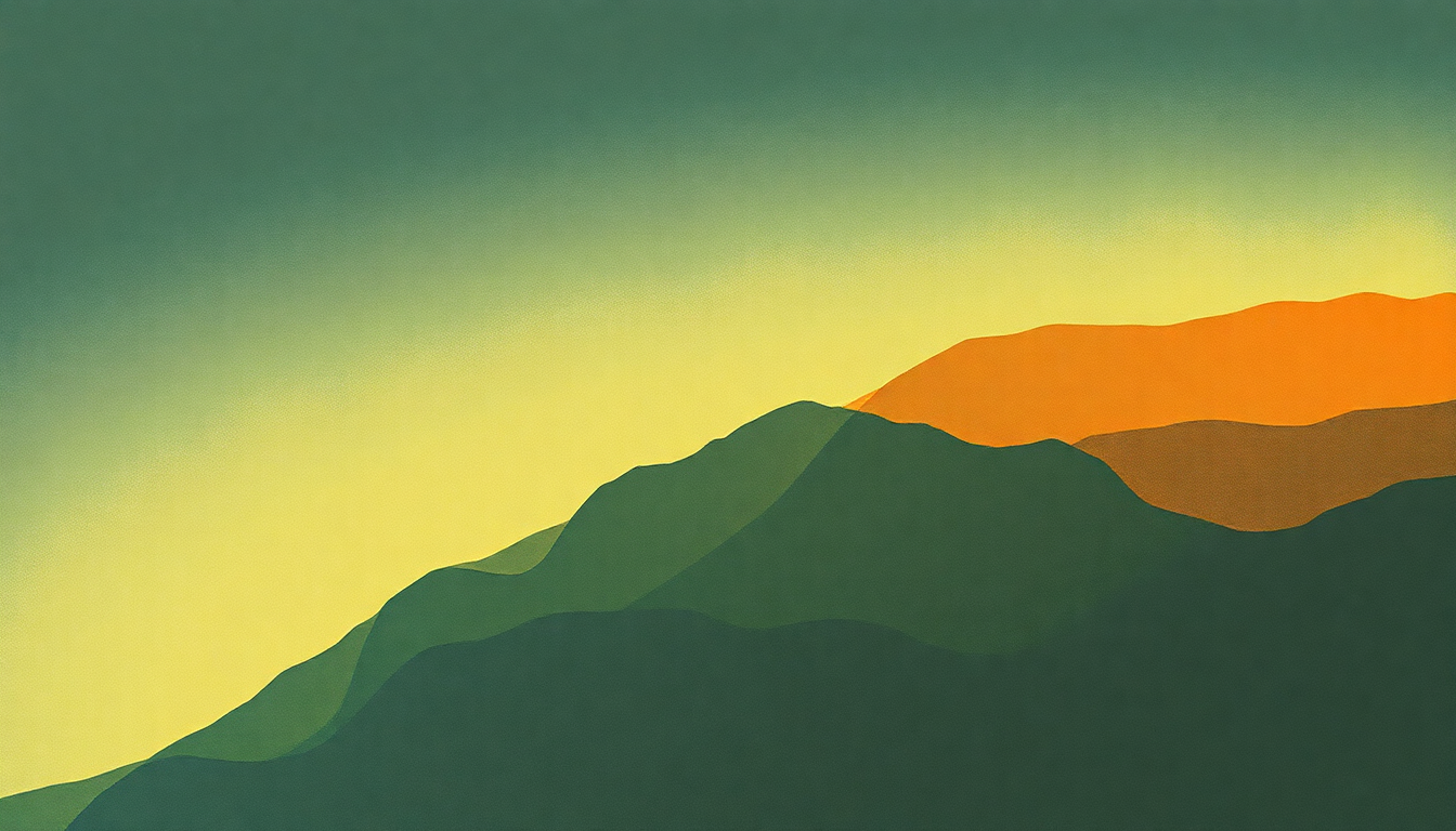 Fan-driven abstract illustration evoking the emotional arc of Everything by Alanis Morissette