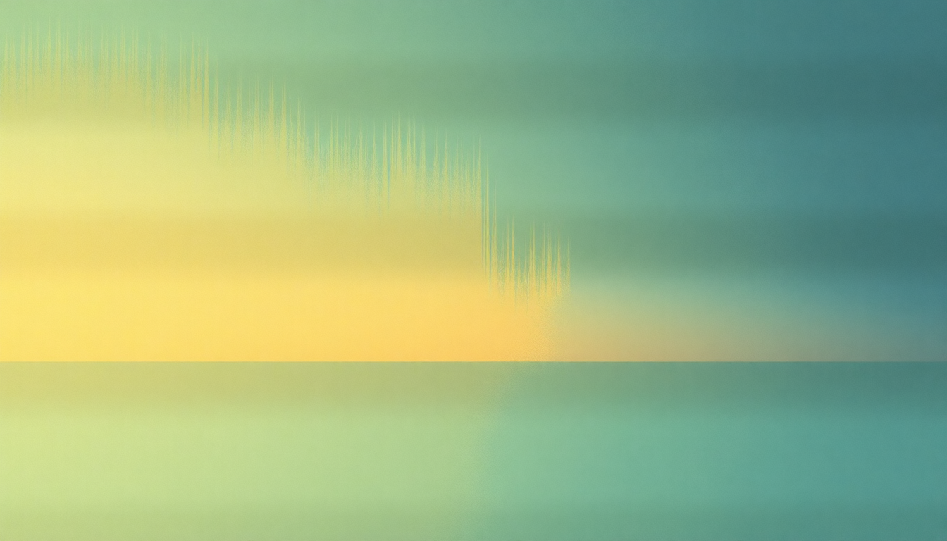 Fan-driven abstract illustration evoking the emotional arc of Everything In Its Right Place by Radiohead