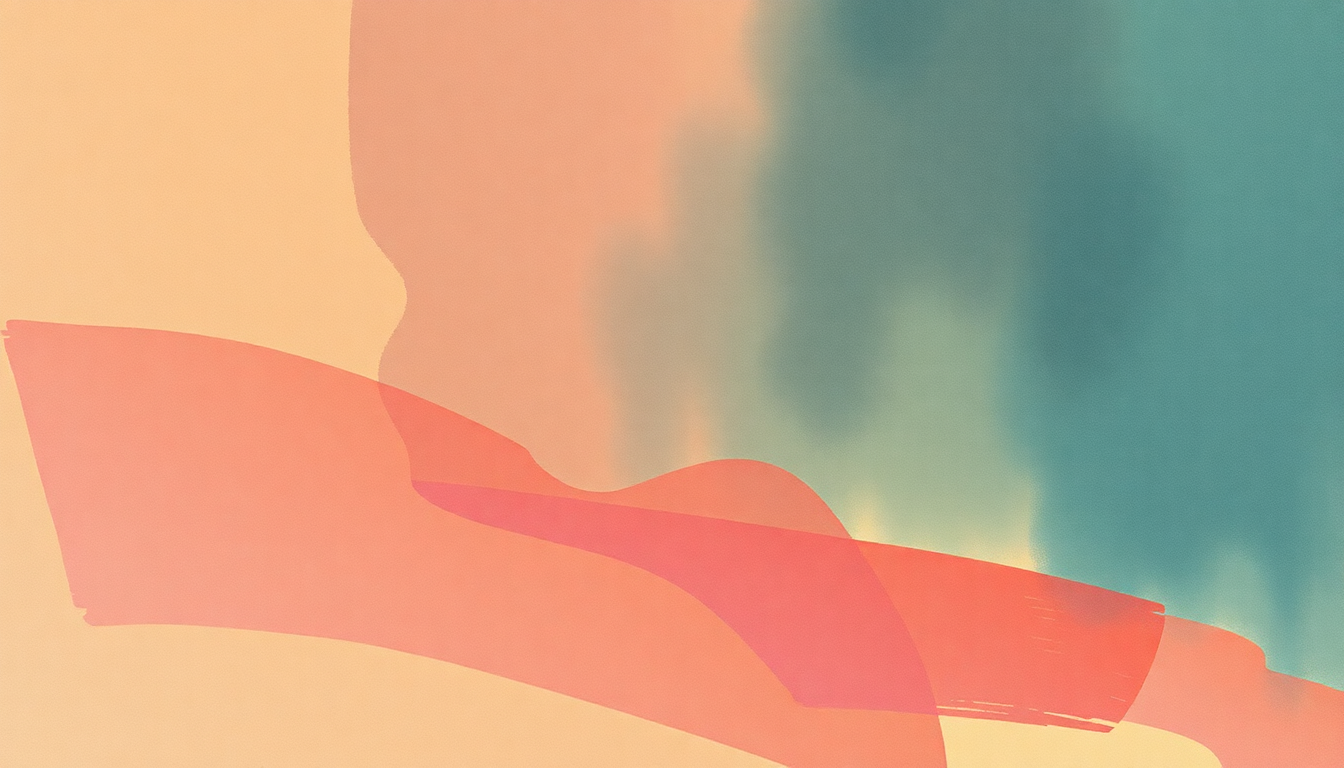 Fan-driven abstract illustration evoking the emotional arc of Everything Will Flow by Suede