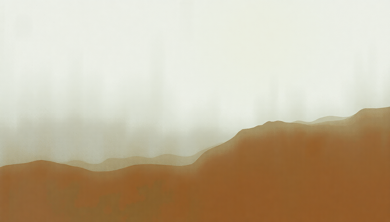 Fan-driven abstract illustration evoking the emotional arc of Evidence by Faith No More