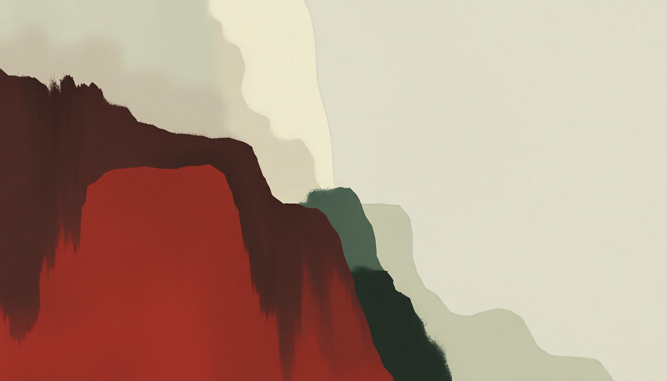 Fan-driven abstract illustration evoking the emotional arc of Ex Calling by 6LACK