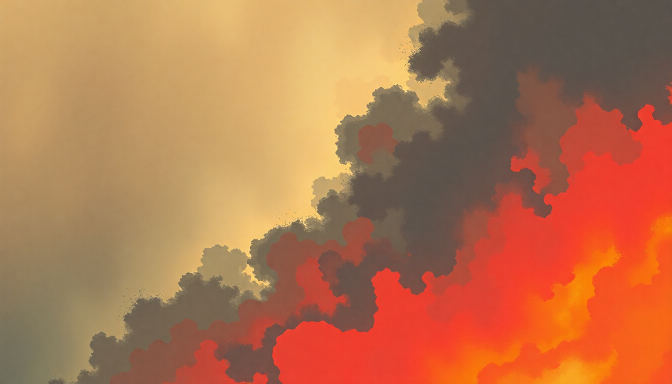 Fan-driven abstract illustration evoking the emotional arc of Exciter by Judas Priest