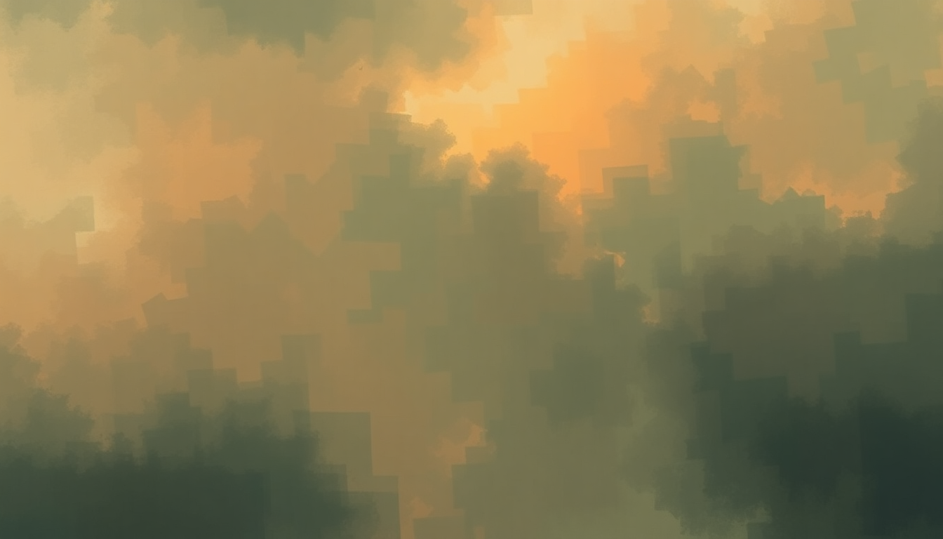 Fan-driven abstract illustration evoking the emotional arc of Your Hand in Mine by Explosions in the Sky
