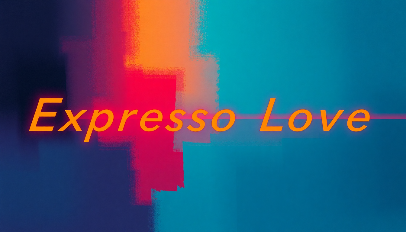 Fan-driven abstract illustration evoking the emotional arc of Expresso Love by Dire Straits