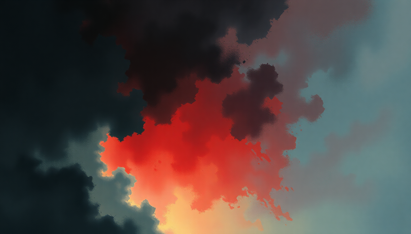 Fan-driven abstract illustration evoking the emotional arc of F2F by SZA