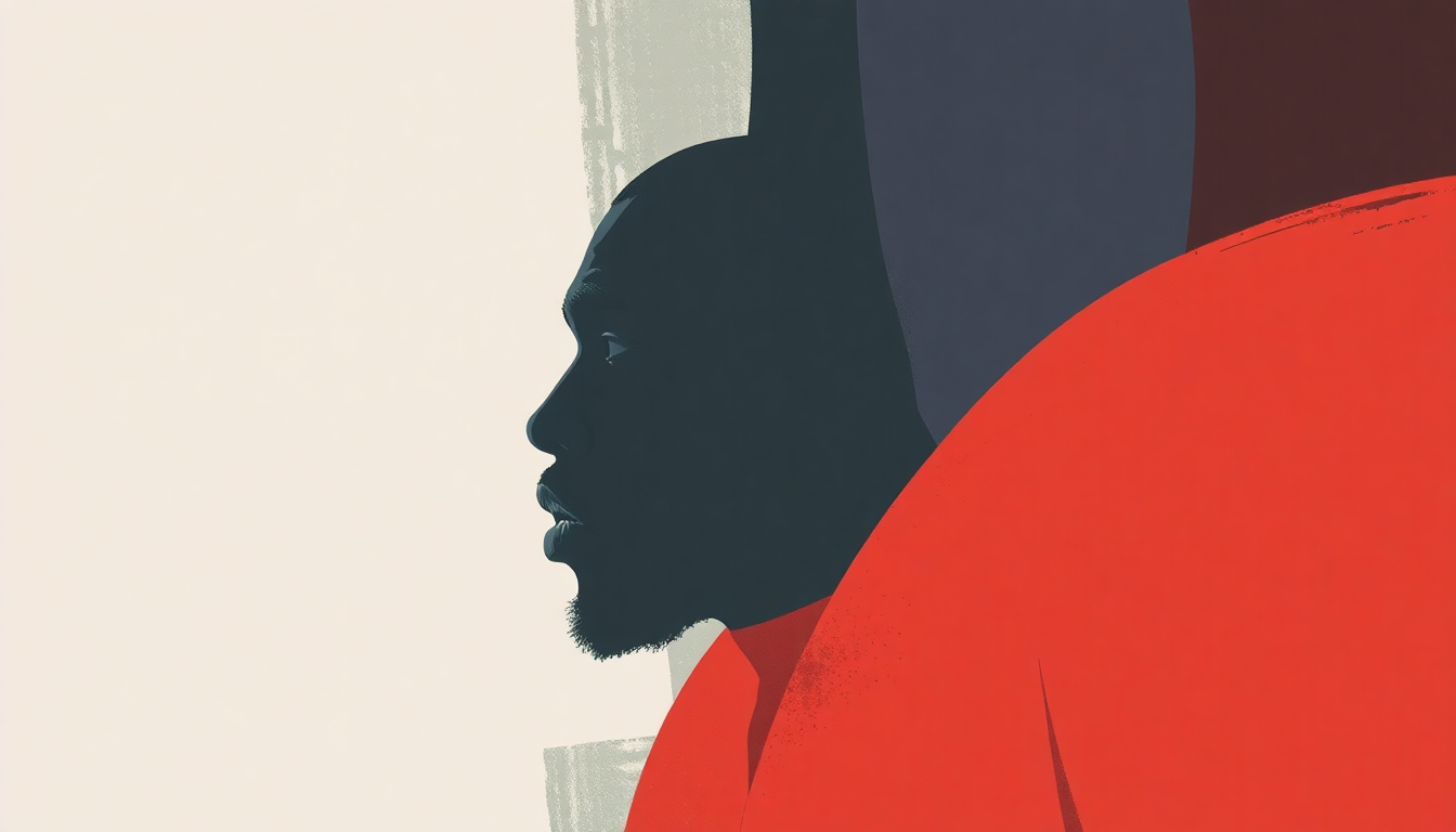Fan-driven abstract illustration evoking the emotional arc of Facts by Kanye West