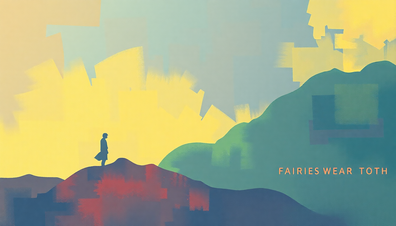 Fan-driven abstract illustration evoking the emotional arc of Fairies Wear Boots by Black Sabbath