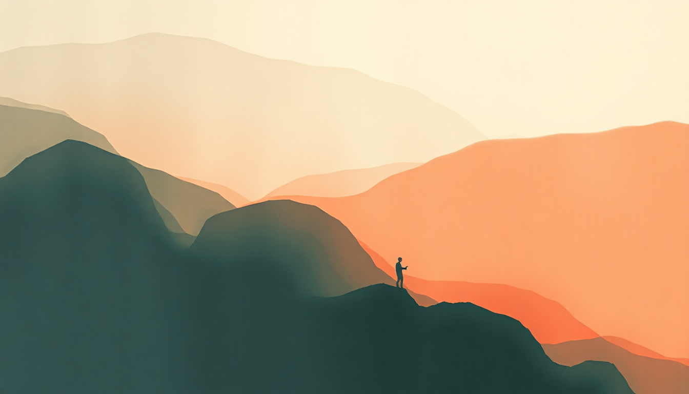 Fan-driven abstract illustration evoking the emotional arc of Fake Love by Drake