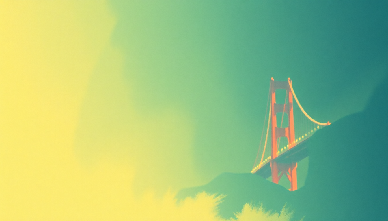 Fan-driven abstract illustration evoking the emotional arc of Fake Tales of San Francisco by Arctic Monkeys