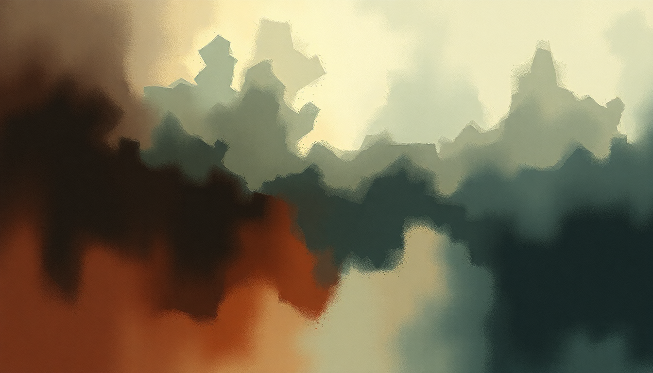 Fan-driven abstract illustration evoking the emotional arc of Fall by Eminem