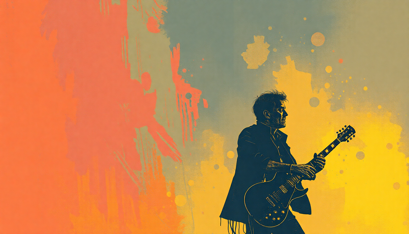 Fan-driven abstract illustration evoking the emotional arc of Fall Out by The Police