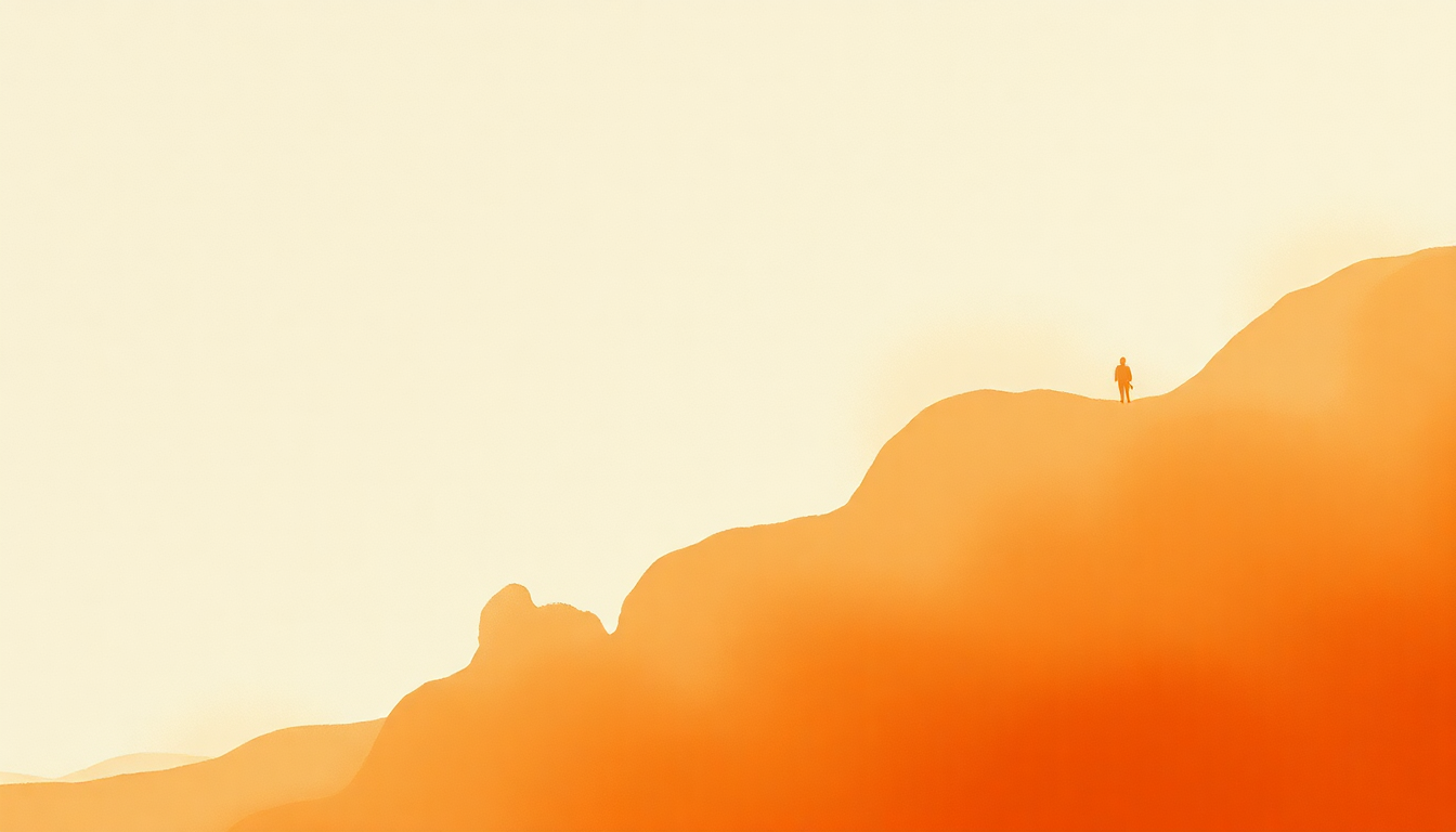 Fan-driven abstract illustration evoking the emotional arc of Falling Back by Drake