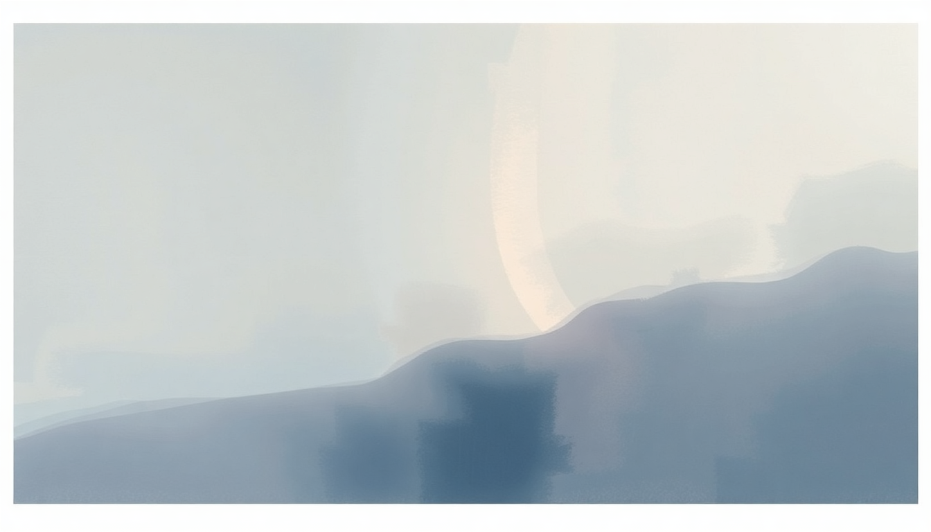 Fan-driven abstract illustration evoking the emotional arc of Falling or Flying by Jorja Smith