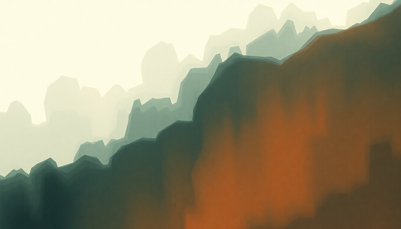 Fan-driven abstract illustration evoking the emotional arc of Falling by Staind