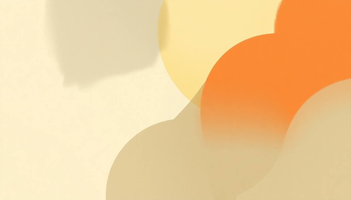 Fan-driven abstract illustration evoking the emotional arc of Familiar by Nils Frahm