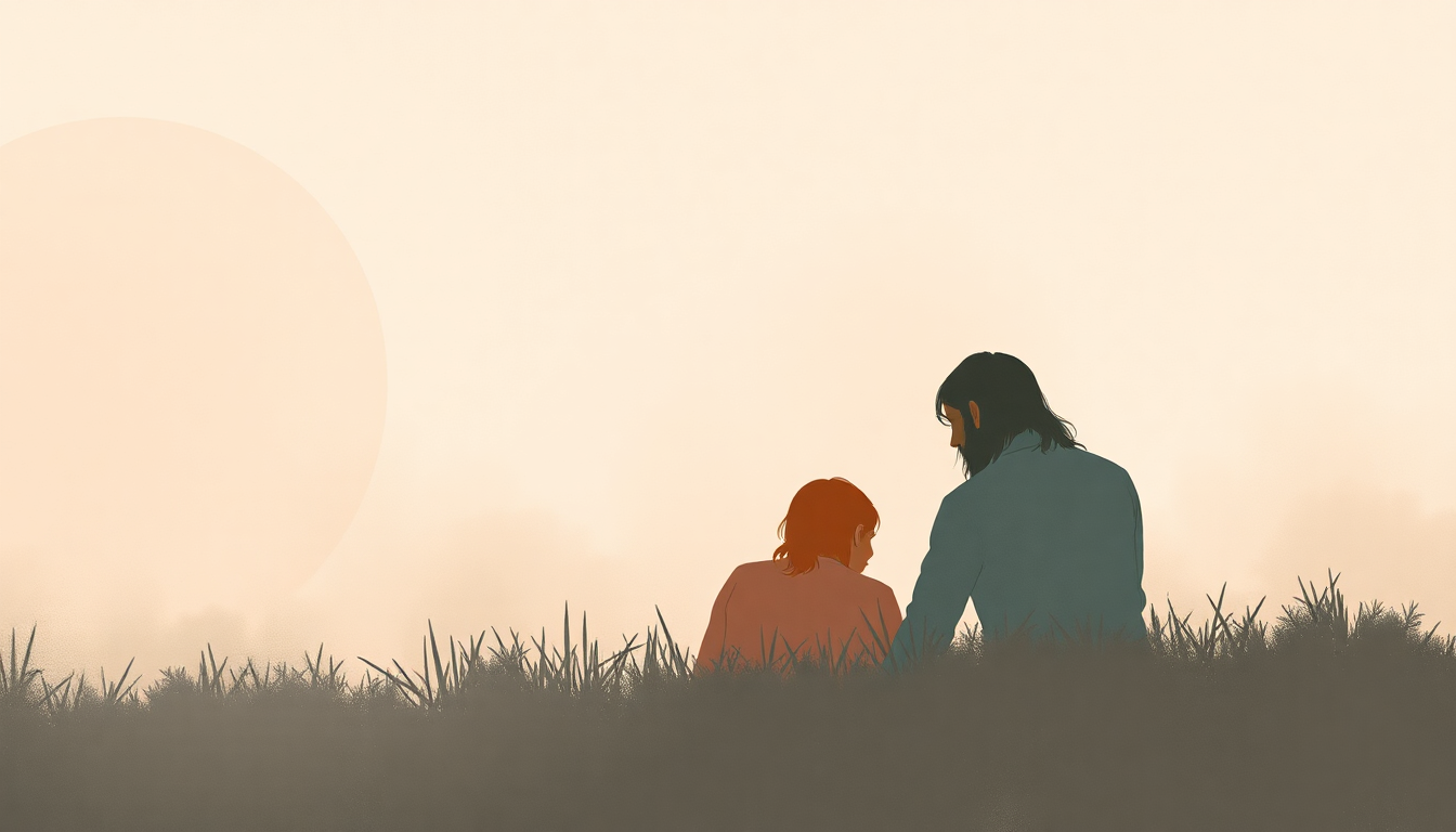 Fan-driven abstract illustration evoking the emotional arc of Family Is Family by Kacey Musgraves