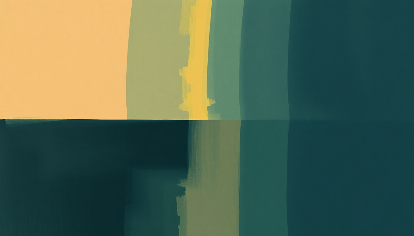 Fan-driven abstract illustration evoking the emotional arc of Far Nearer by Jamie xx