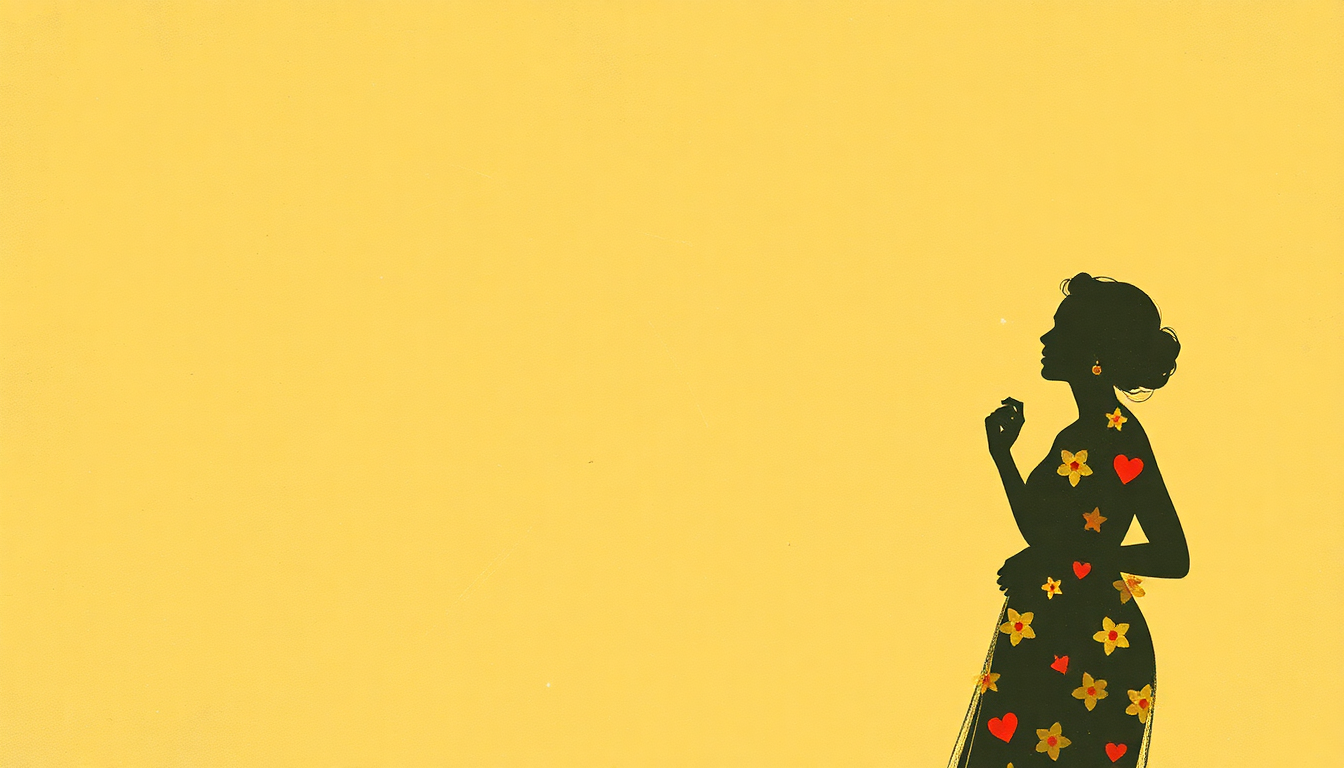 Fan-driven abstract illustration evoking the emotional arc of Fascinating Rhythm by Ella Fitzgerald