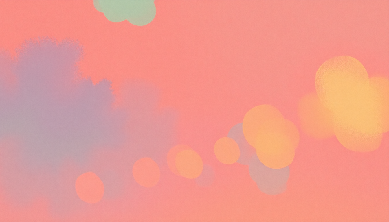 Fan-driven abstract illustration evoking the emotional arc of Fast Slow Disco by St. Vincent