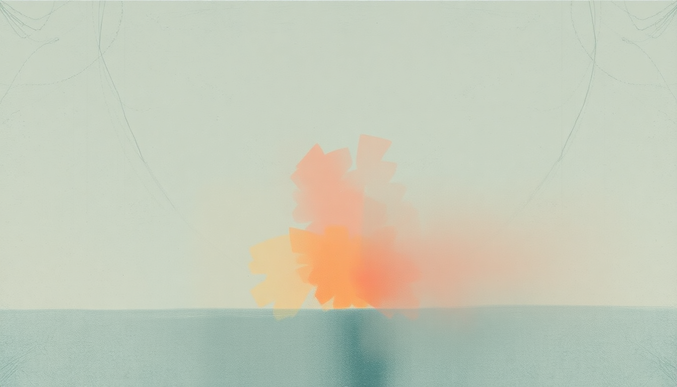 Fan-driven abstract illustration evoking the emotional arc of favorite crime by Olivia Rodrigo