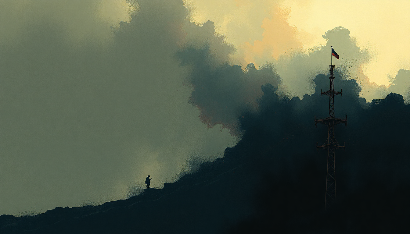 Fan-driven abstract illustration evoking the emotional arc of Fear of the Dark by Iron Maiden
