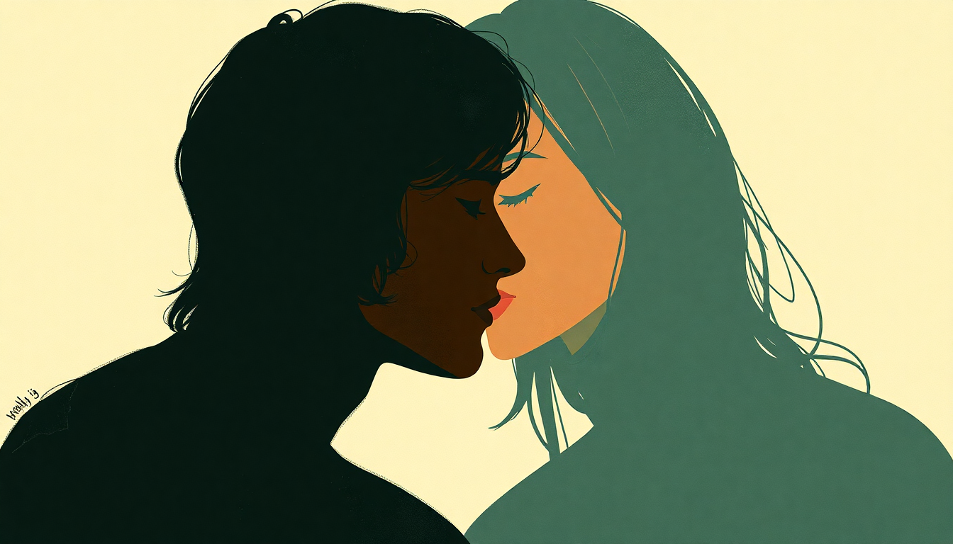 Fan-driven abstract illustration evoking the emotional arc of F.E.E.L.I.N.G.C.A.L.L.E.D.L.O.V.E. by Pulp
