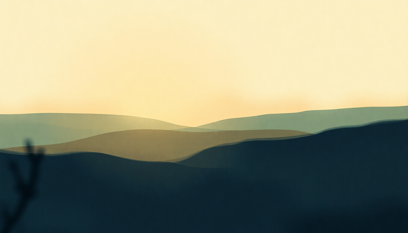 Fan-driven abstract illustration evoking the emotional arc of I Feel So Good by Richard Thompson