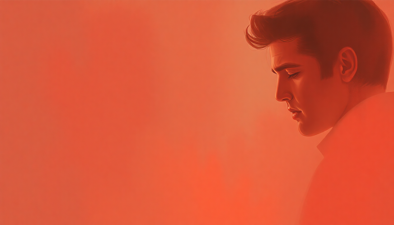 Fan-driven abstract illustration evoking the emotional arc of Fever by Elvis Presley