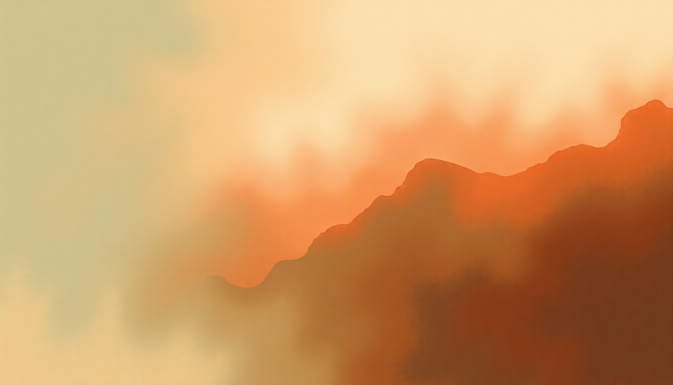 Fan-driven abstract illustration evoking the emotional arc of Fez – Being Born by U2