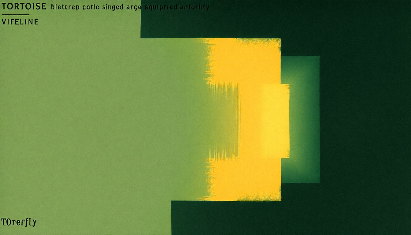 Fan-driven abstract illustration evoking the emotional arc of Firefly by Tortoise
