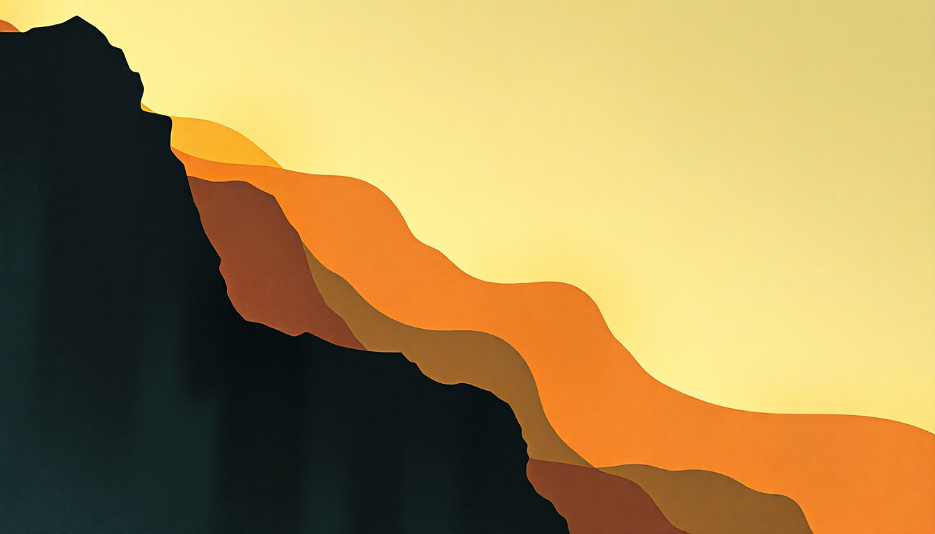 Fan-driven abstract illustration evoking the emotional arc of Firth of Fifth by Genesis