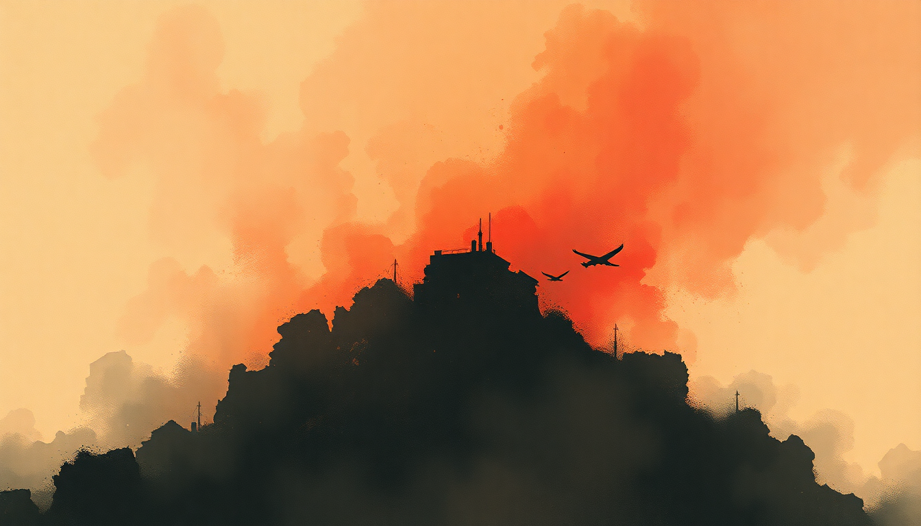 Fan-driven abstract illustration evoking the emotional arc of Fistful of Steel by Rage Against the Machine