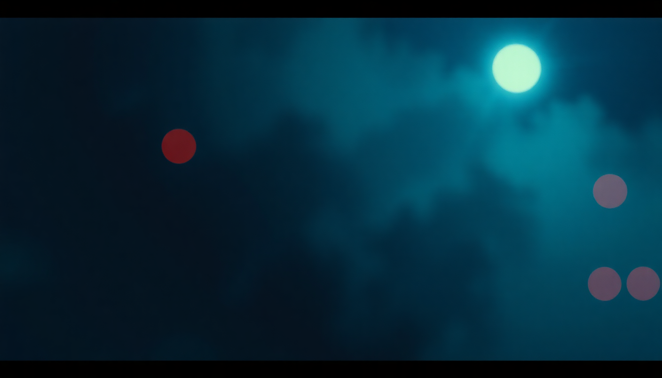Fan-driven abstract illustration evoking the emotional arc of Flashing Lights by Kanye West