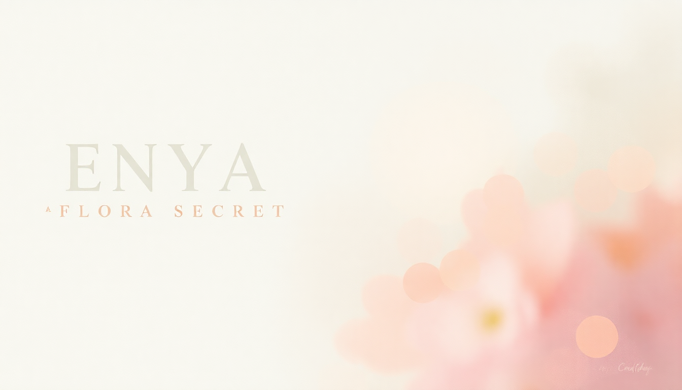 Fan-driven abstract illustration evoking the emotional arc of Flora's Secret by Enya