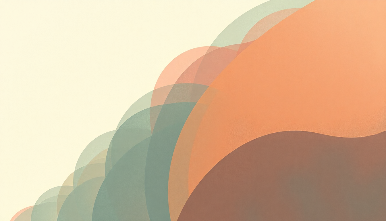 Fan-driven abstract illustration evoking the emotional arc of FloriDada by Animal Collective