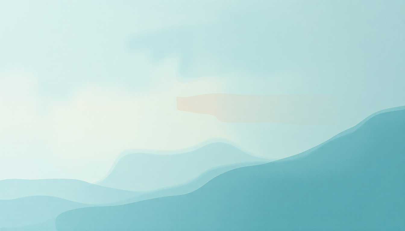 Fan-driven abstract illustration evoking the emotional arc of Flugufrelsarinn by Sigur Rós