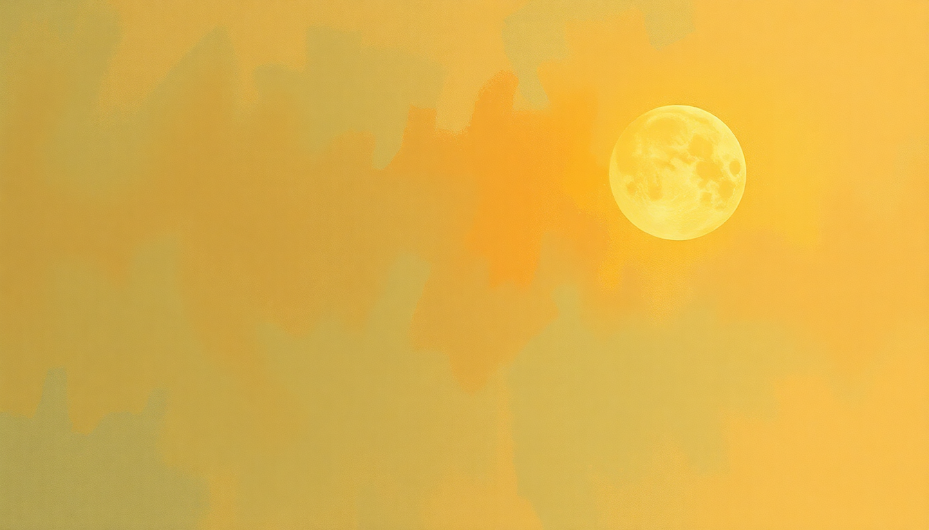 Fan-driven abstract illustration evoking the emotional arc of Fly Me to the Moon (In Other Words) by Tony Bennett