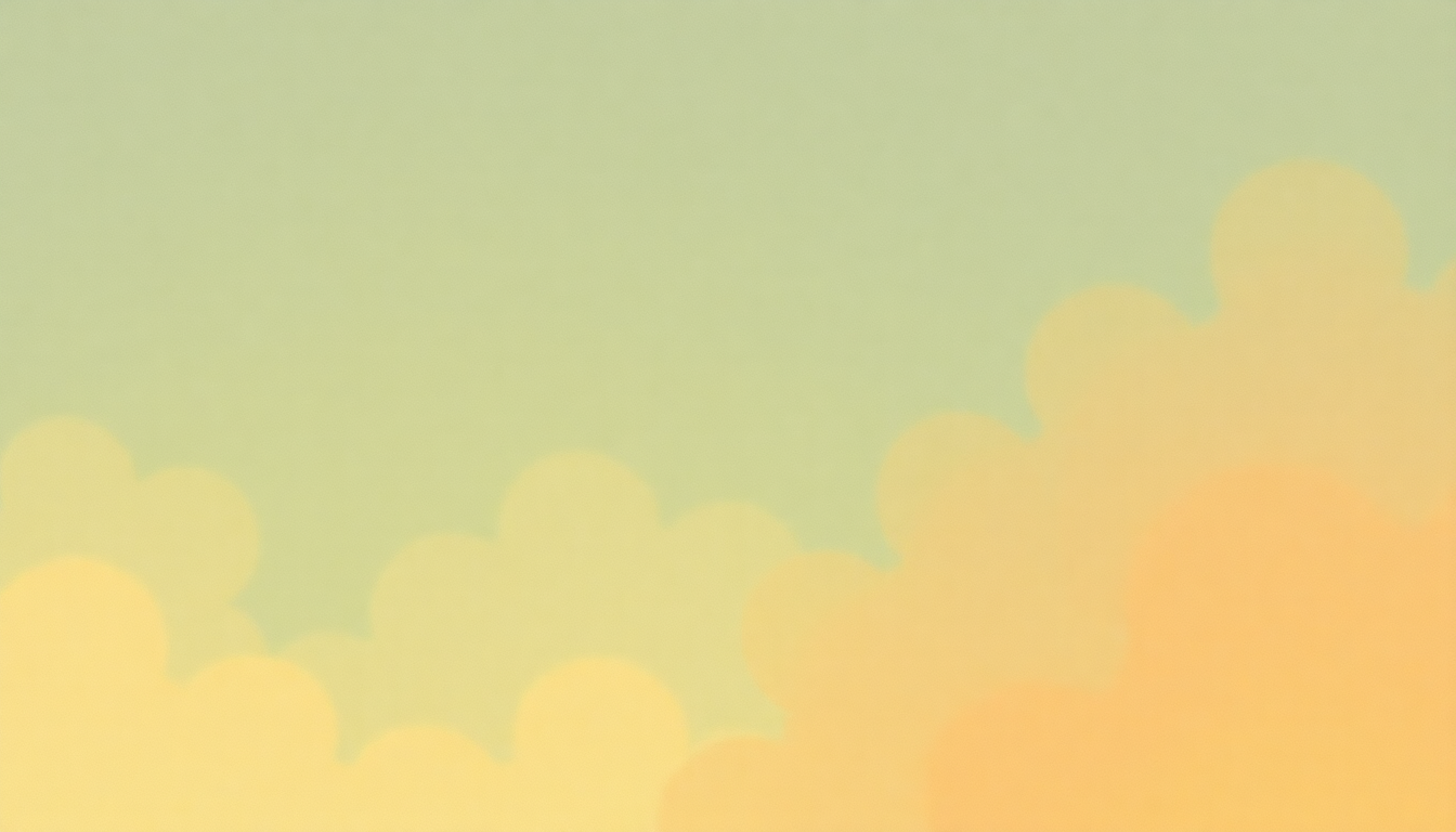 Fan-driven abstract illustration evoking the emotional arc of Fly with the Wind by McCoy Tyner