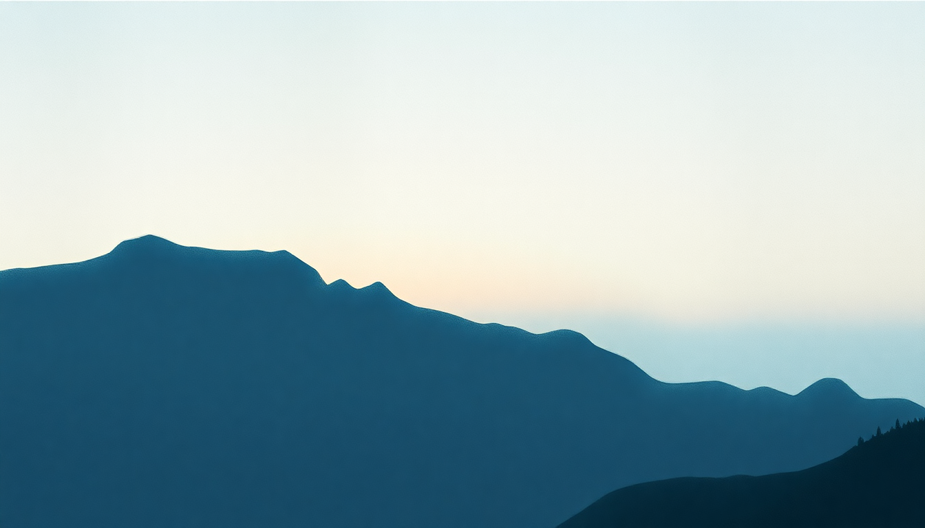 Fan-driven abstract illustration evoking the emotional arc of Foot of the Mountain by a-ha