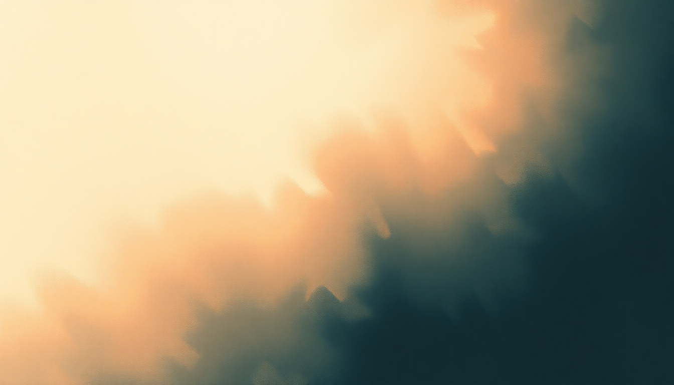 Fan-driven abstract illustration evoking the emotional arc of Footlights by Merle Haggard
