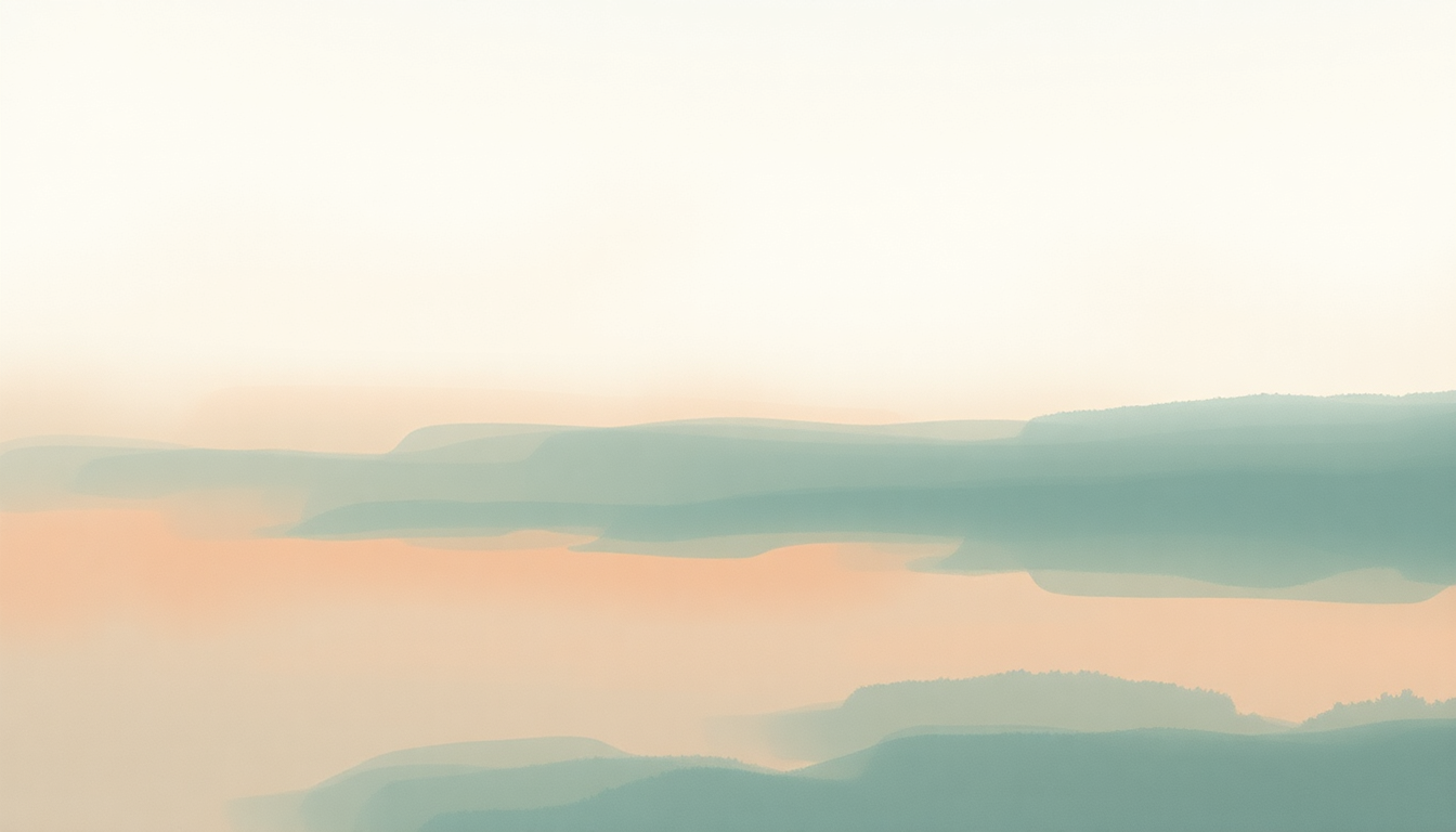 Fan-driven abstract illustration evoking the emotional arc of For Emma by Bon Iver