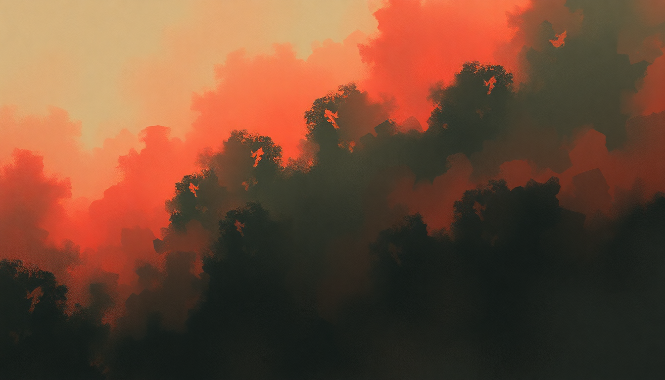 Fan-driven abstract illustration evoking the emotional arc of For Free? (Interlude) by Kendrick Lamar