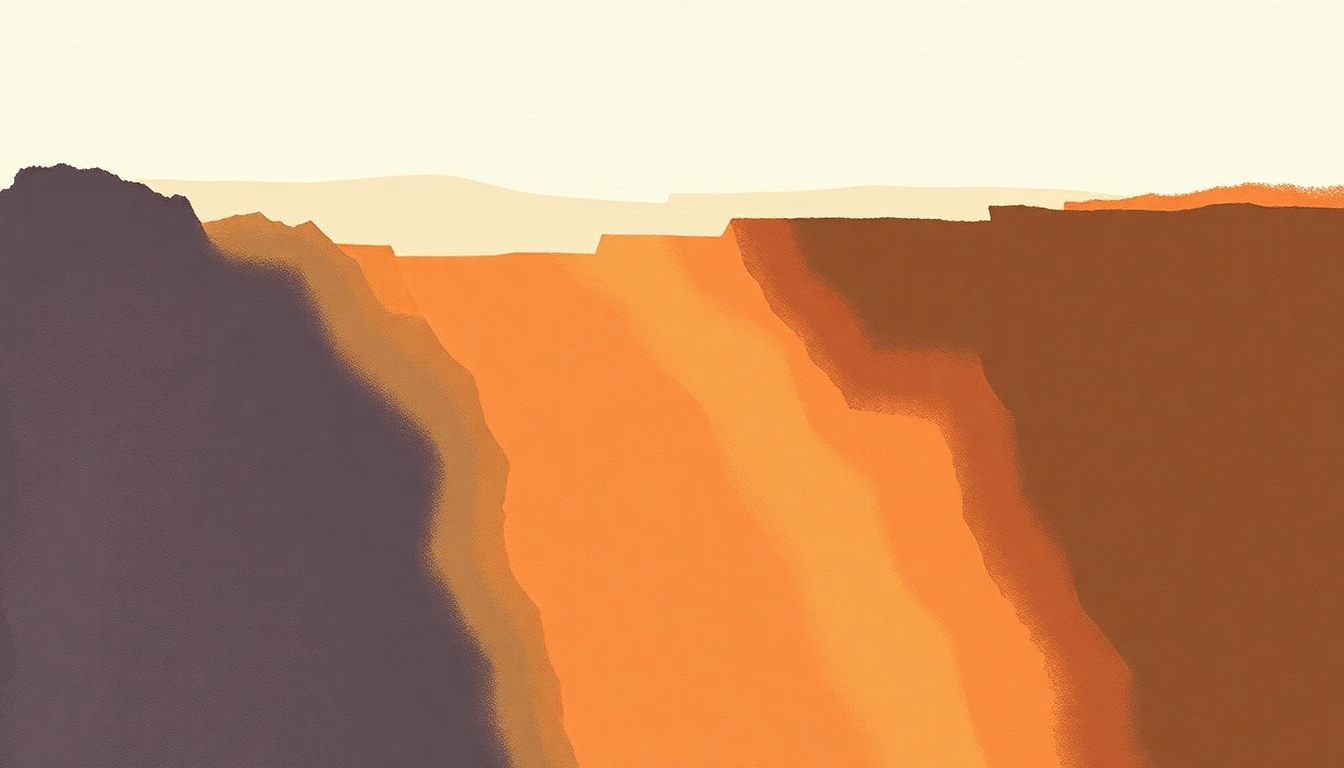 Fan-driven abstract illustration evoking the emotional arc of For Tomorrow by Blur