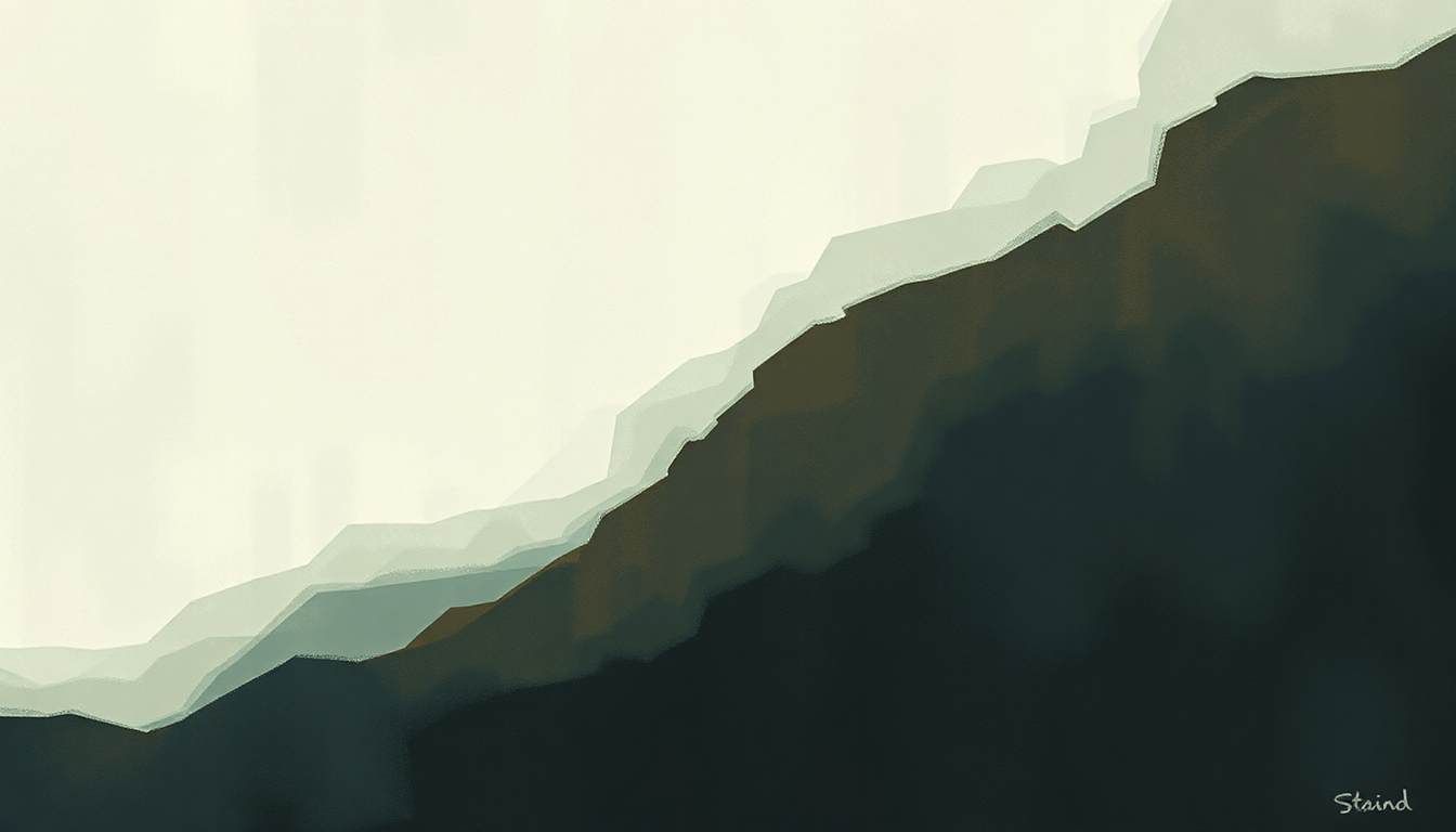 Fan-driven abstract illustration evoking the emotional arc of For You by Staind