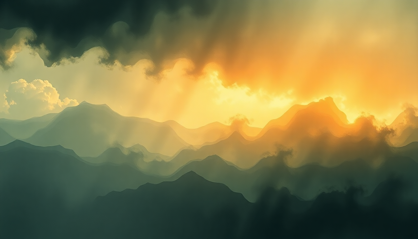 Fan-driven abstract illustration evoking the emotional arc of For Your Soul by Disturbed