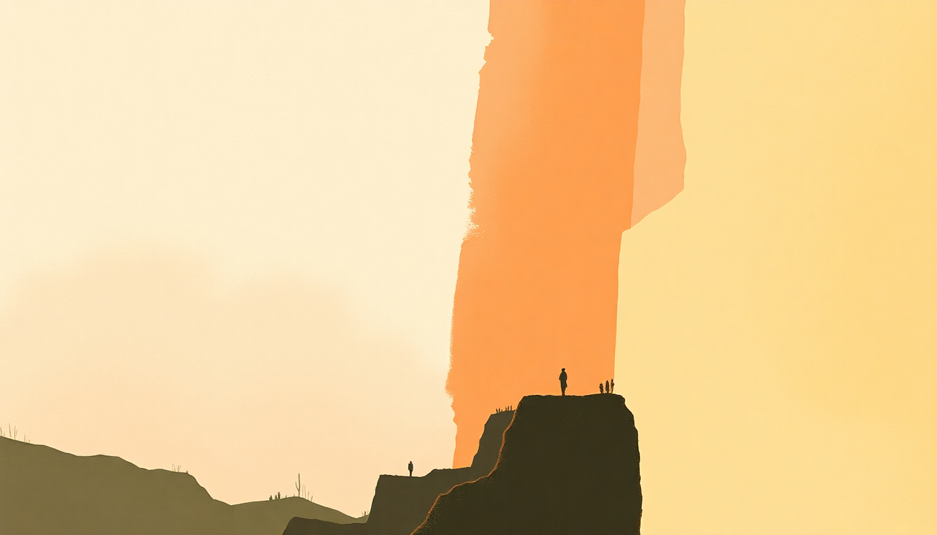 Fan-driven abstract illustration evoking the emotional arc of Foreigner's God by Hozier